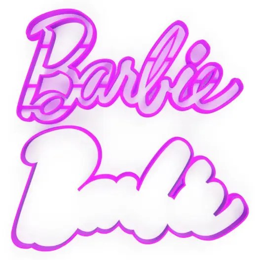 LOGO BARBIE 5"