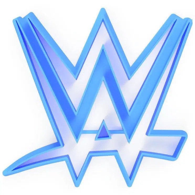 Cortador (molde) Logo WWE 4" - lucha libre