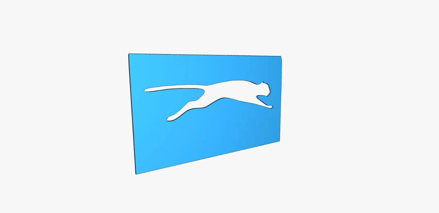 Stencil (molde) Logo Puma 2"