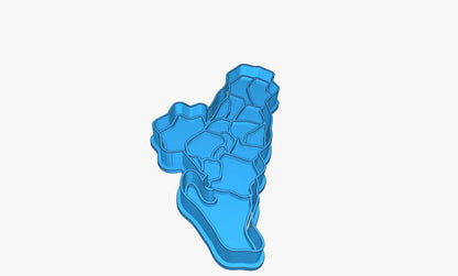 MAPA DE YAUCO Y BARRIOS 6"