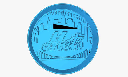 Cortador (molde) Logo Mets con ciudad