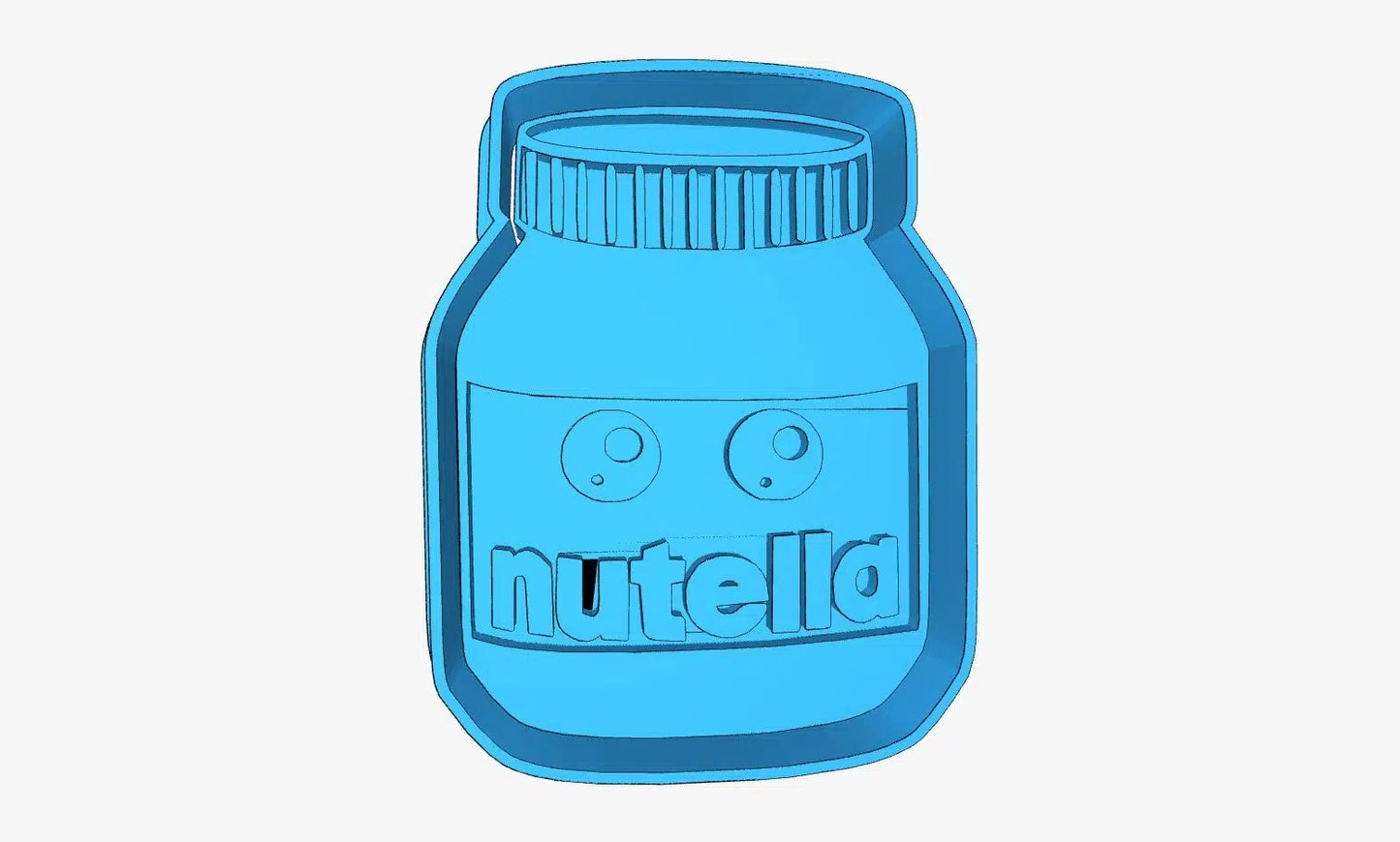 Cortador (molde) Frasco de Nutella