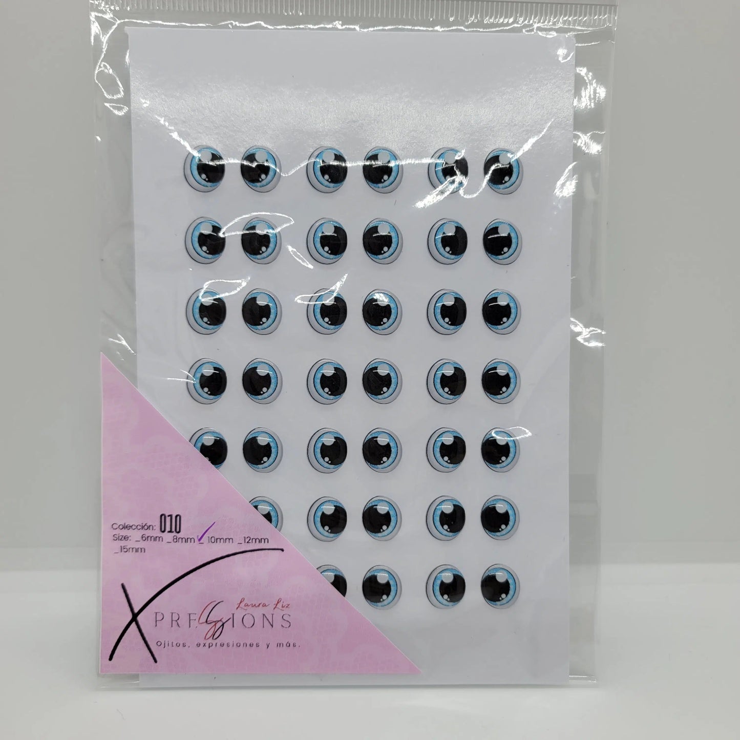 Xpression by Laura Liz-  Colección 010- 10mm- Azul Claro