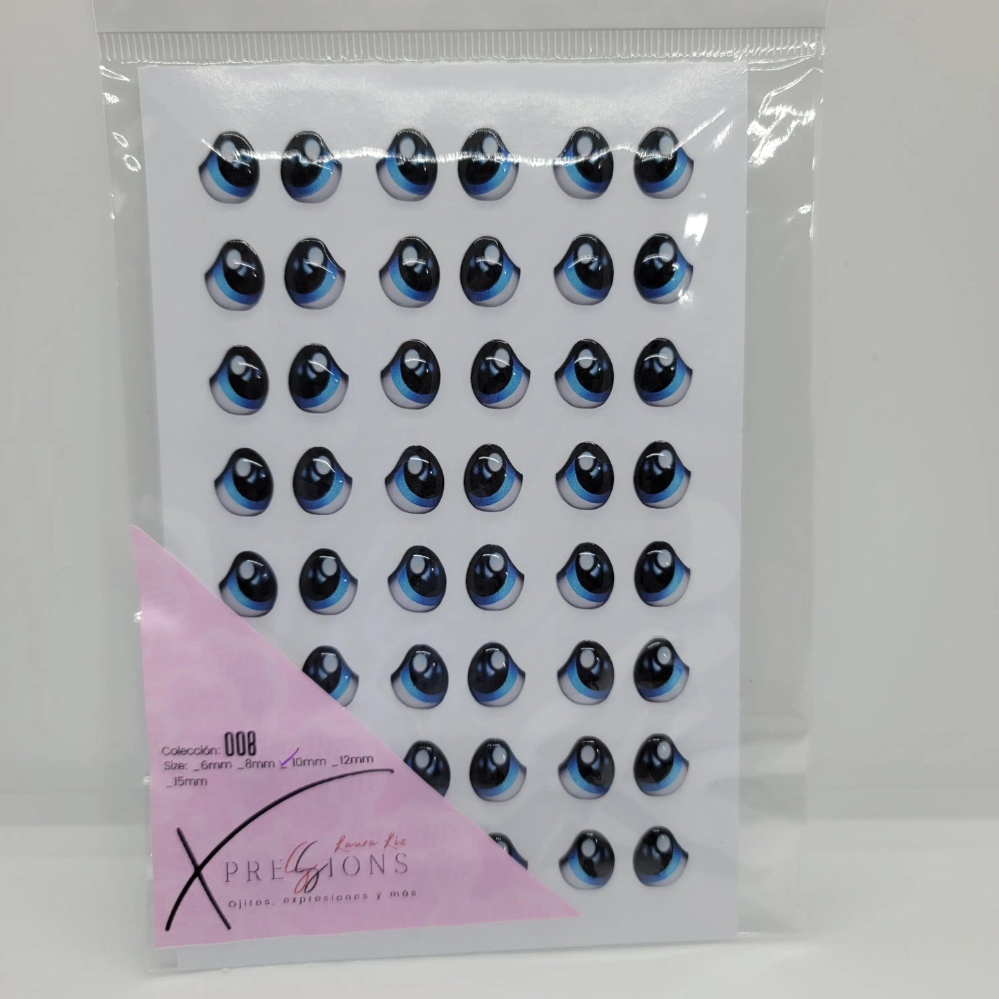 Xpression by Laura Liz - Collection 008 - 10mm - Blue