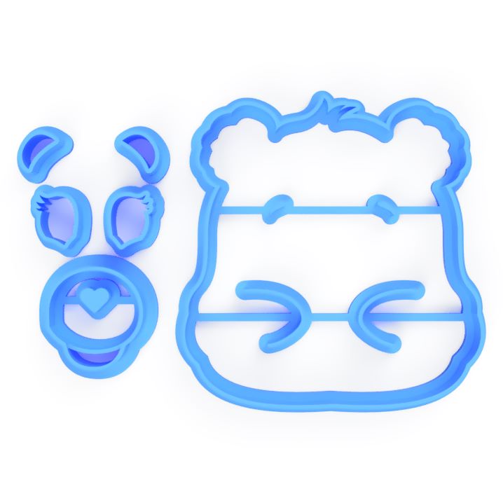 CAREBEARS ROSTRO 3"